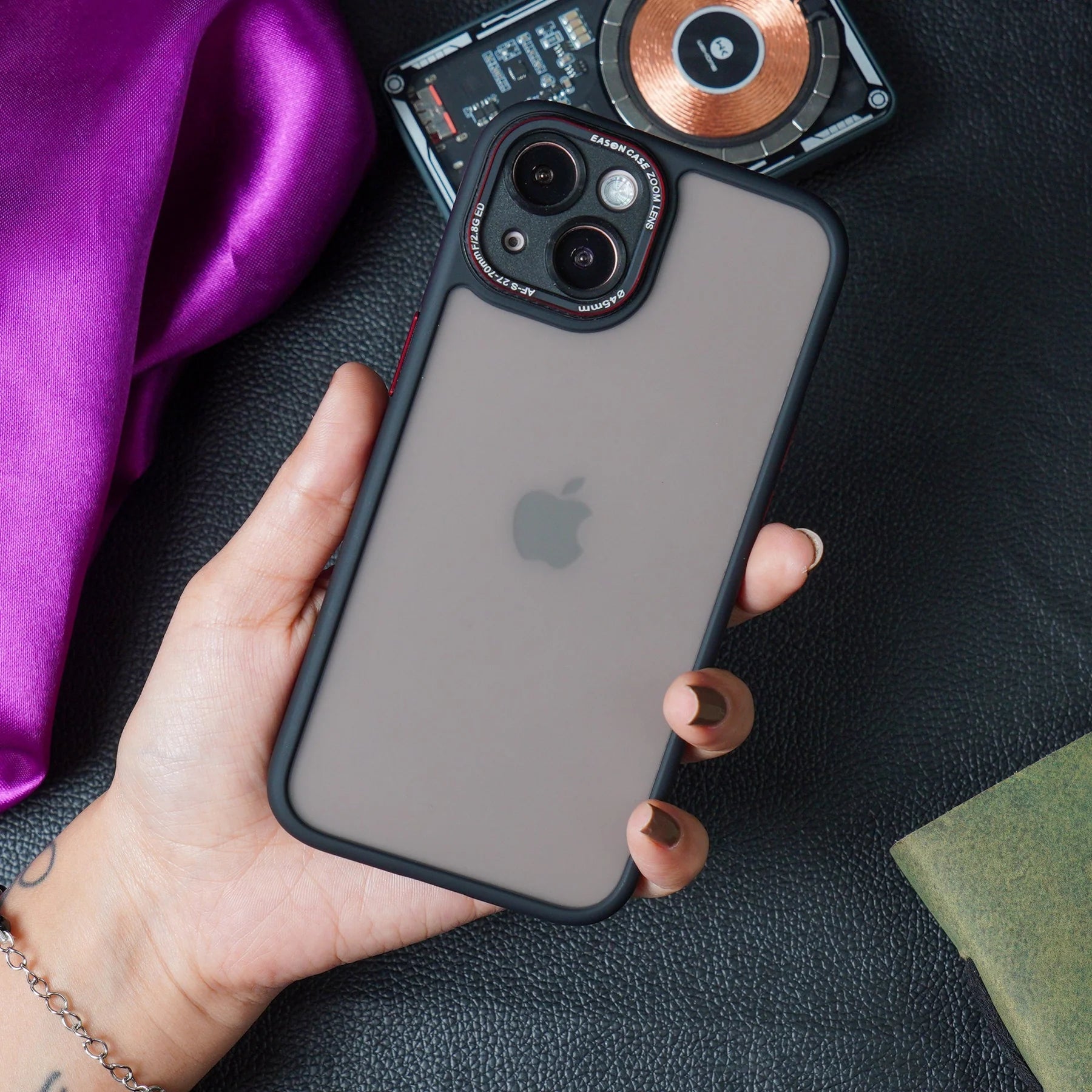 iPhone 13/14 Series Luxury Matte Shockproof Armor Case