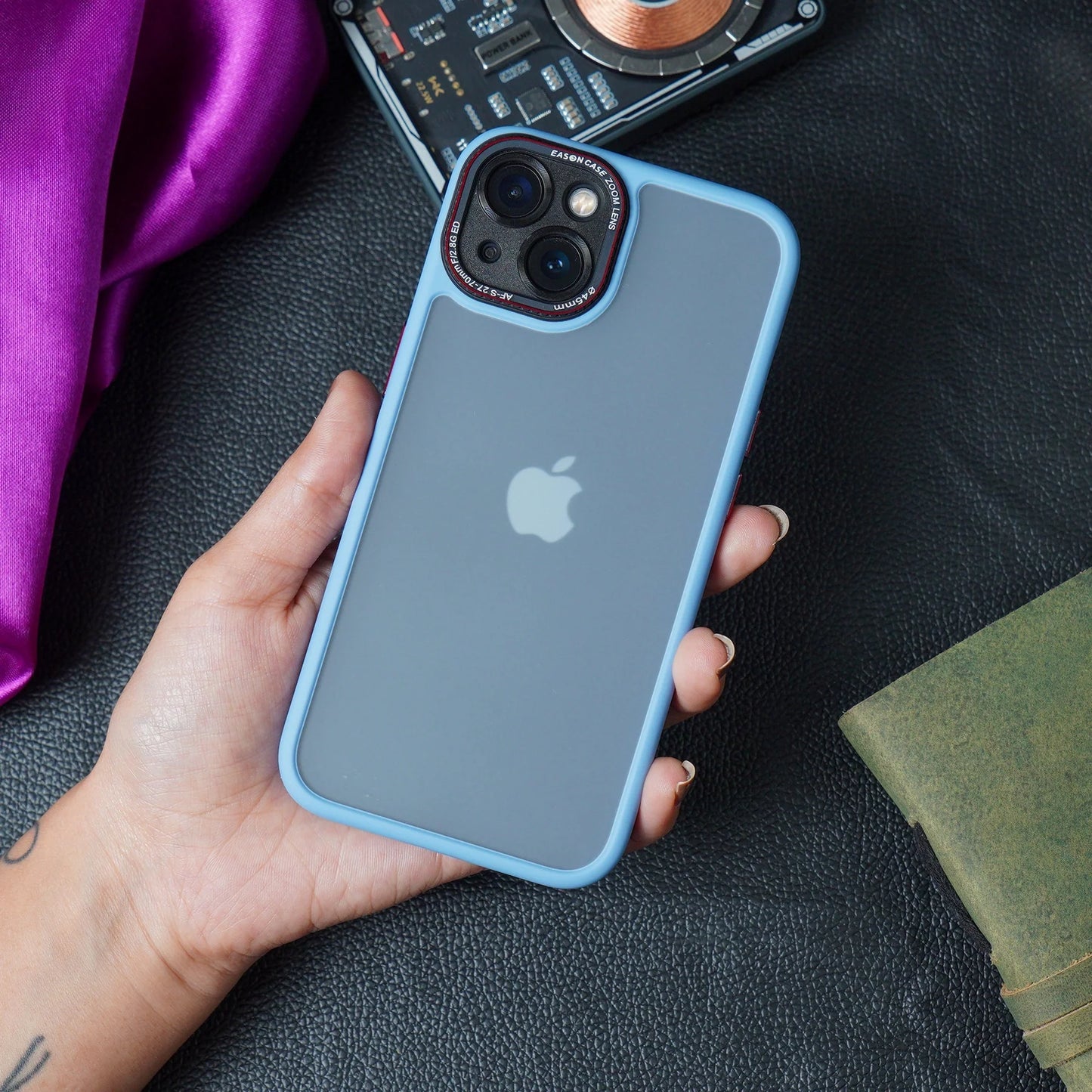 iPhone 13/14 Series Luxury Matte Shockproof Armor Case