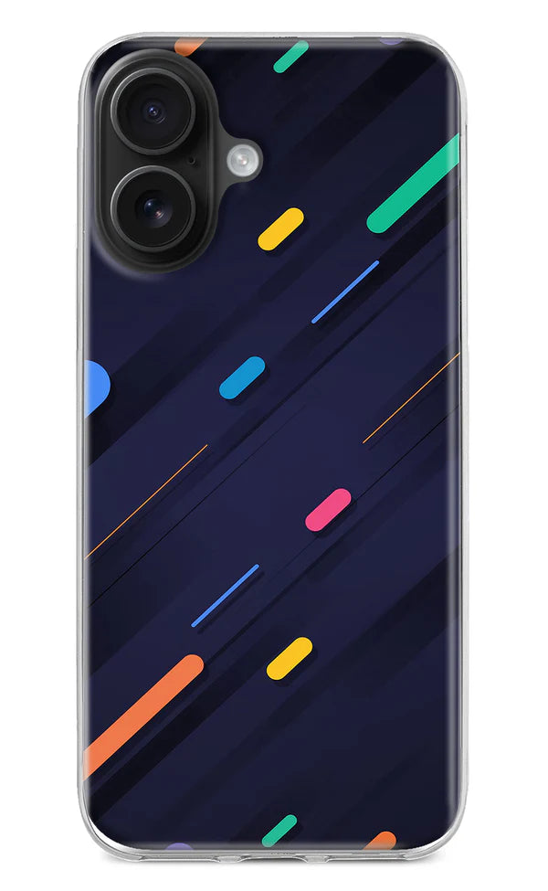 Abstract Design iPhone 16 Back Cover