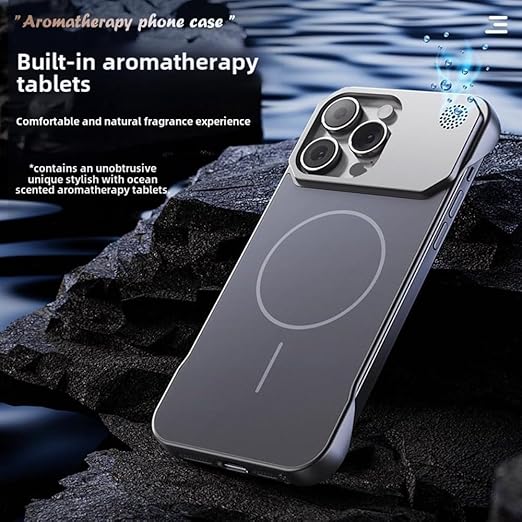 Ultra thin Borderless Magnetic Matte Case For iPhone Series