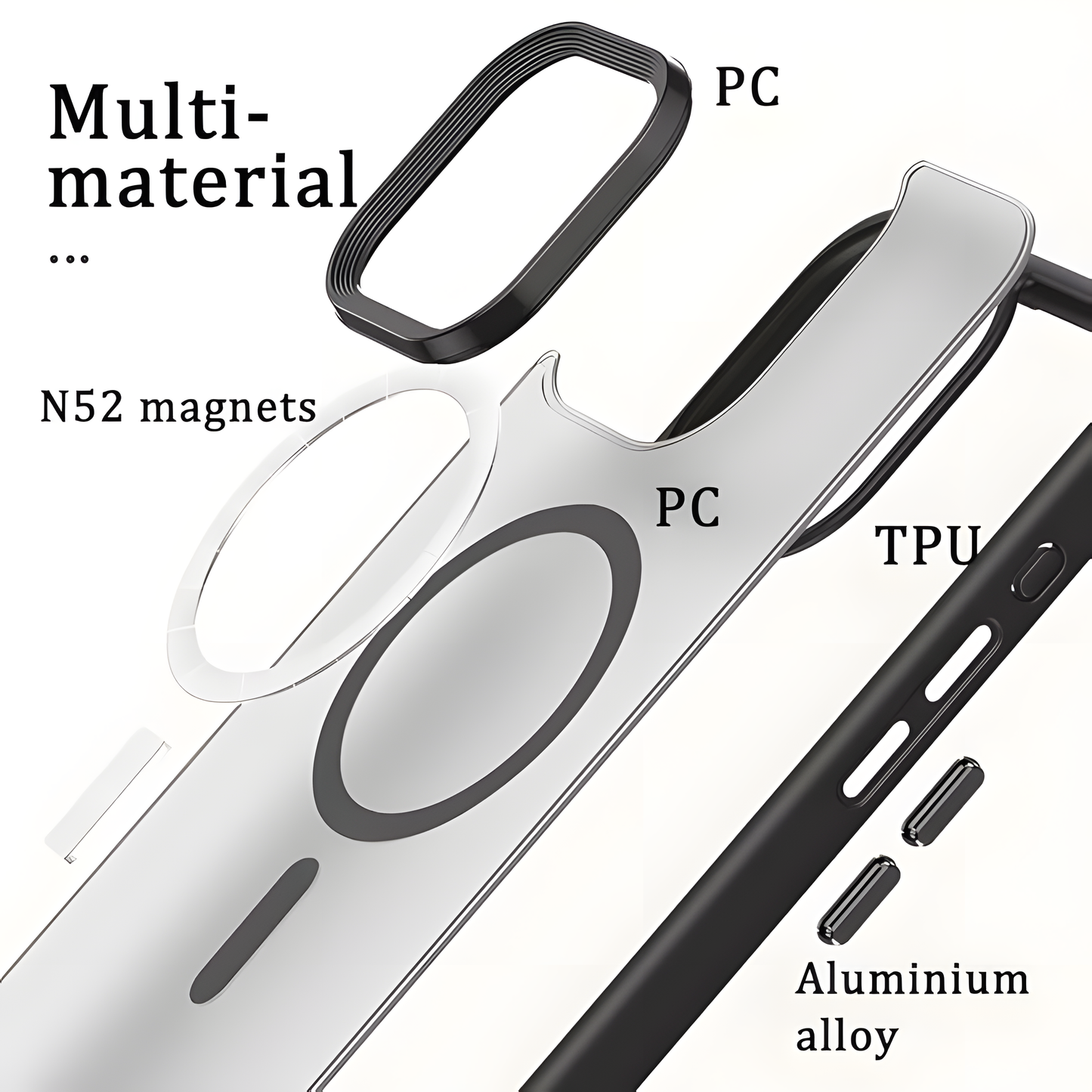 MagFlex Transparent Silicone Case