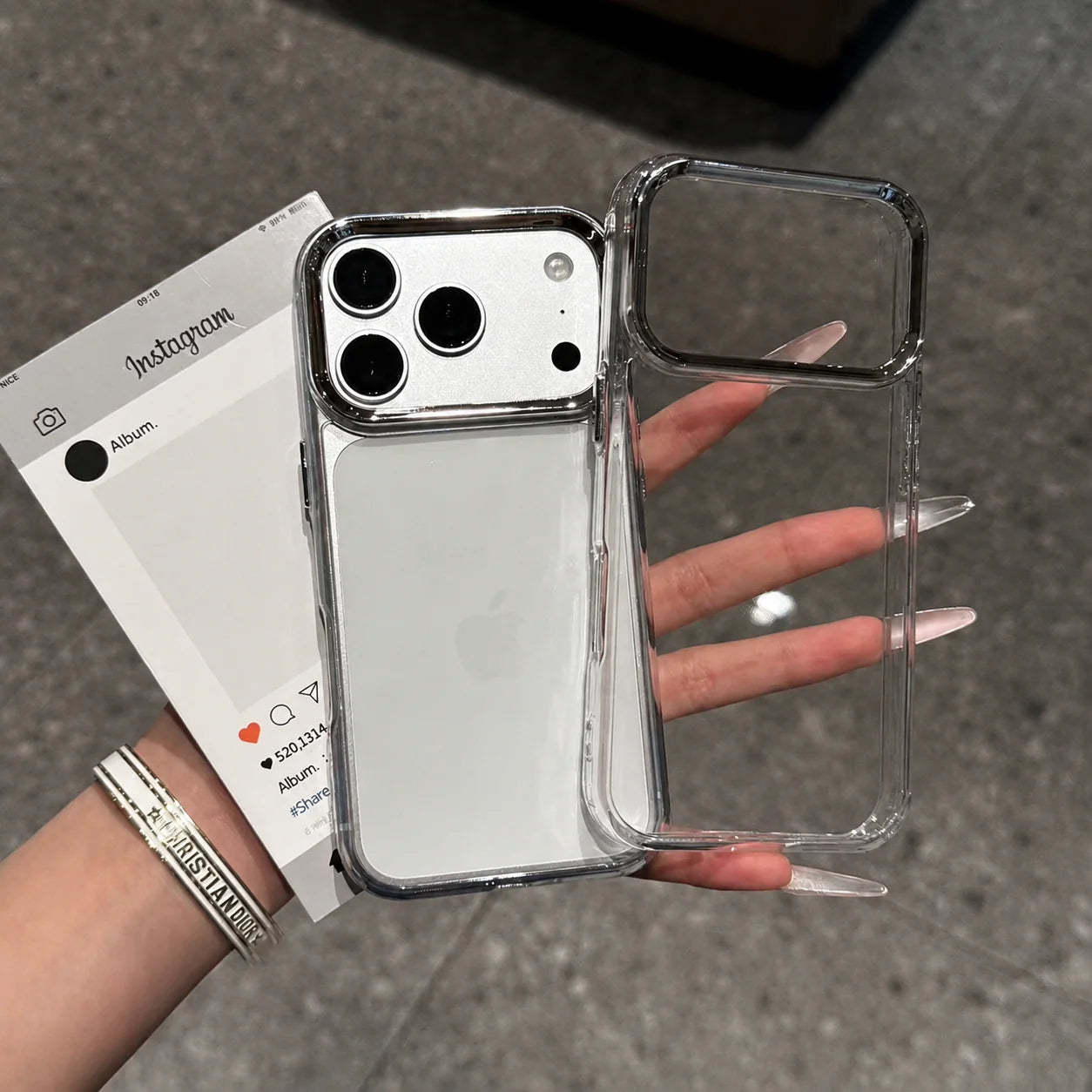 Crystal Clear Anti Yellow Hybrid Shield Case