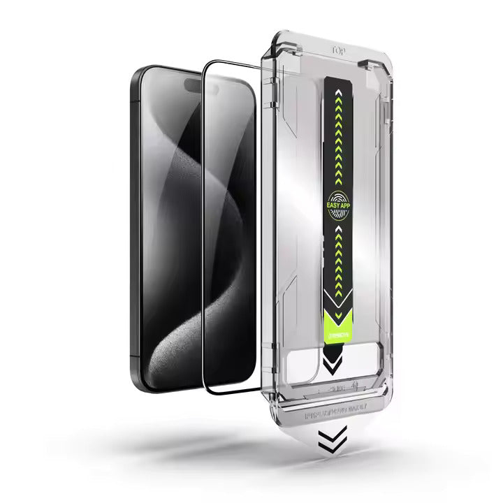 Tempered Glass Screen Protector Case Easy Applicator Install Magic Box Screen Protector For iPhone Series