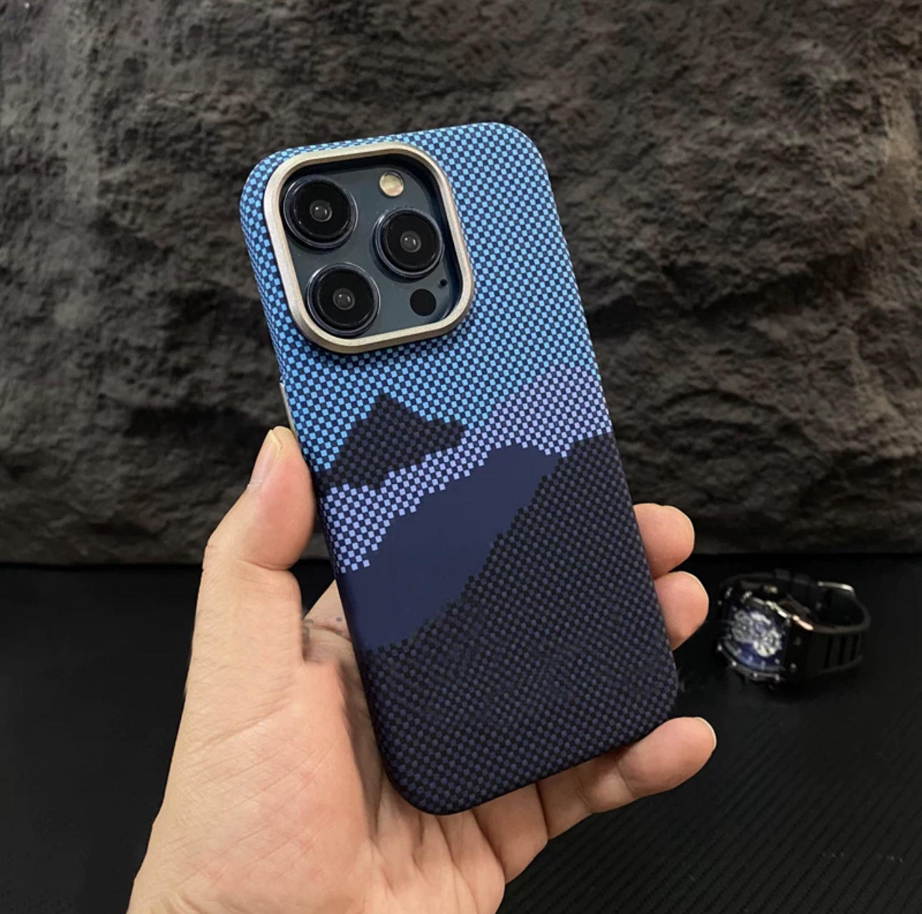 Back Cover Case for Samsung Galaxy S Series Ultra Shockproof Protective Ultimate Luminous Magnetic Fiber Case