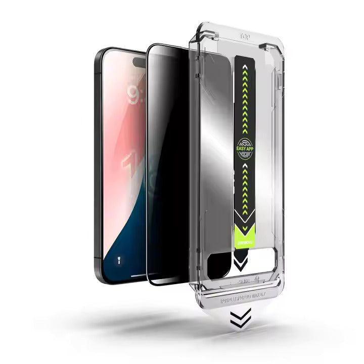 Tempered Glass Screen Protector Case Easy Applicator Install Magic Box Screen Protector For iPhone Series
