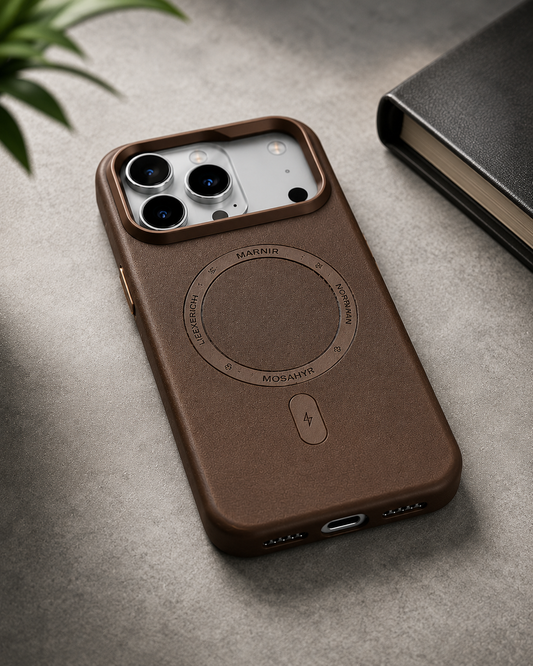 Signature MagSafe Leather Case for iPhone