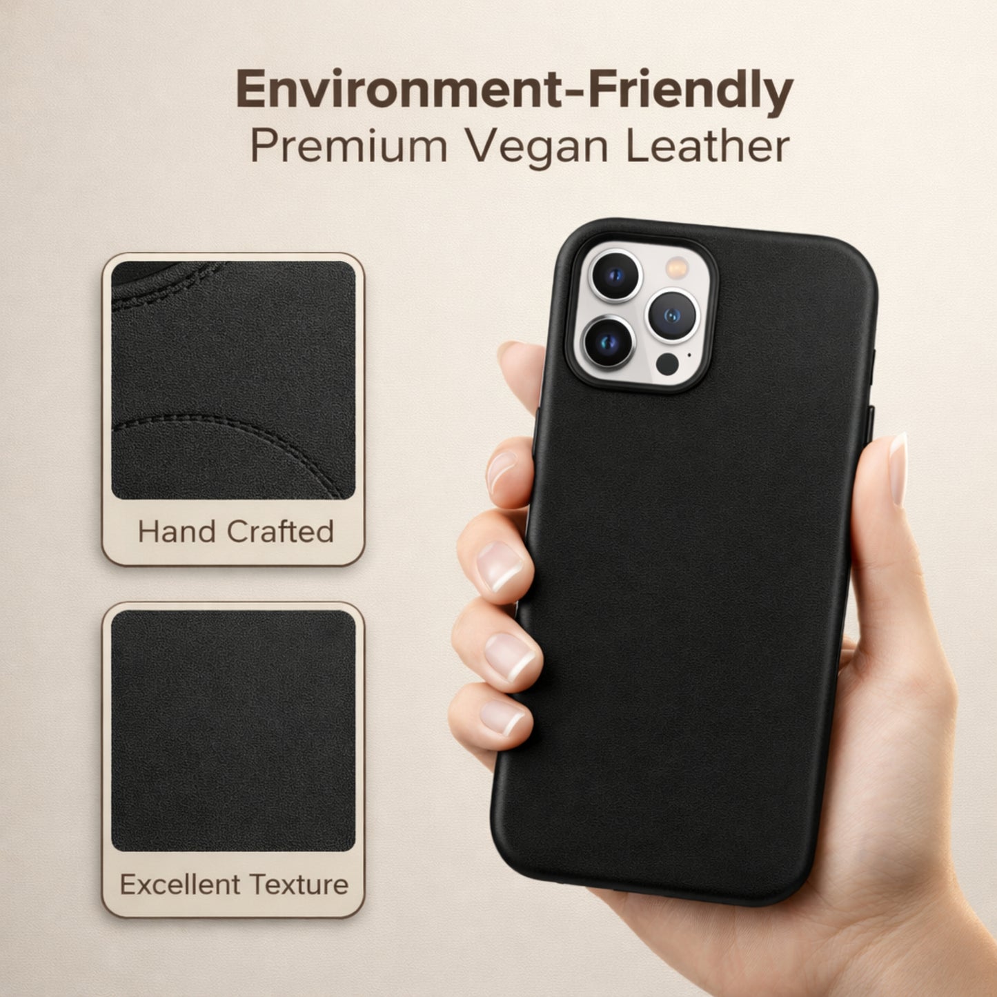 Vegan Leather Case iphone 13 pro max