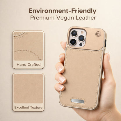 Premium Metallic AeroFLex Leather Case With Aroma Perfume Cover Compatible For iPhone Series