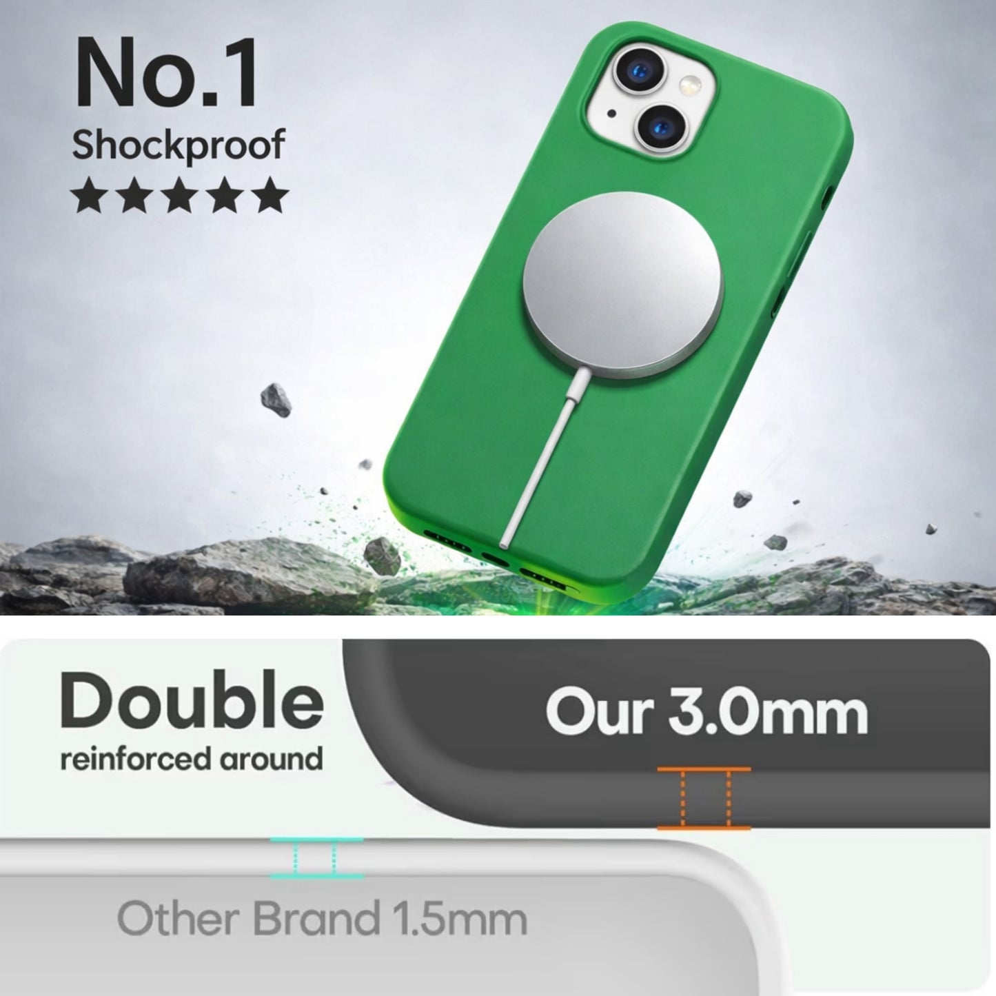 Silicone Defender Case iPhone  13
