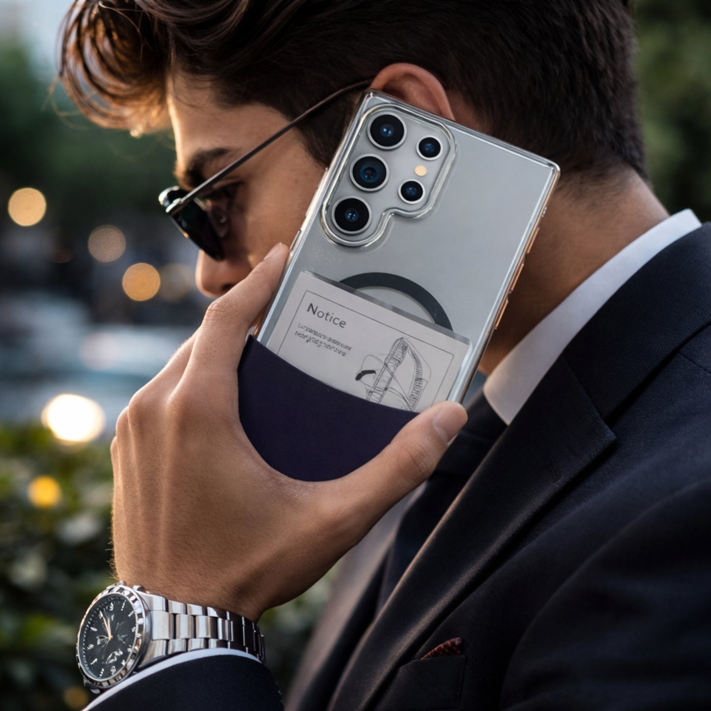 Back Cover Case for Samsung Galaxy S Series  Shockproof Protective Versatile Detachable Mag-Safe Case