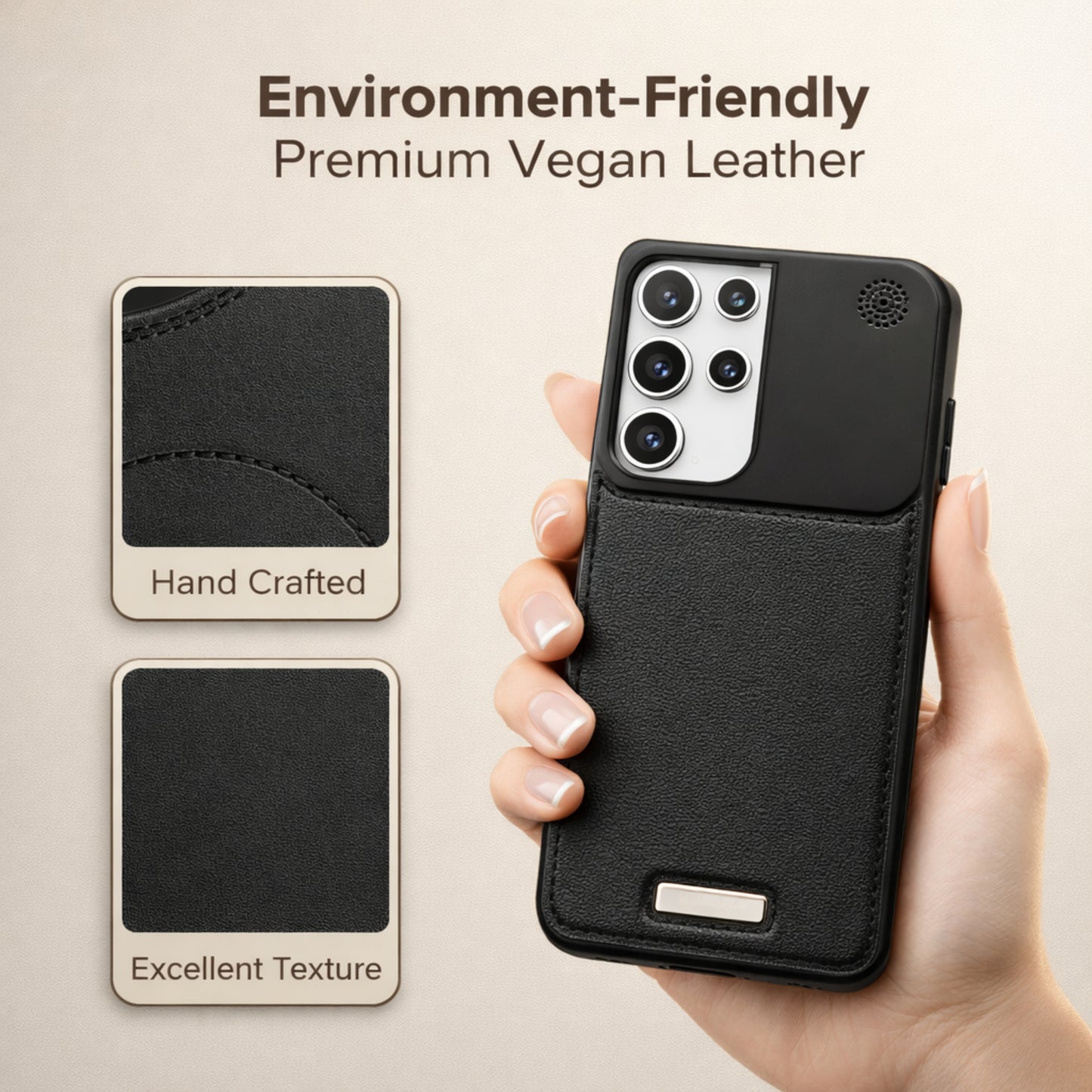 Ultra thin Borderless Magnetic Matte Case For Samsung Series