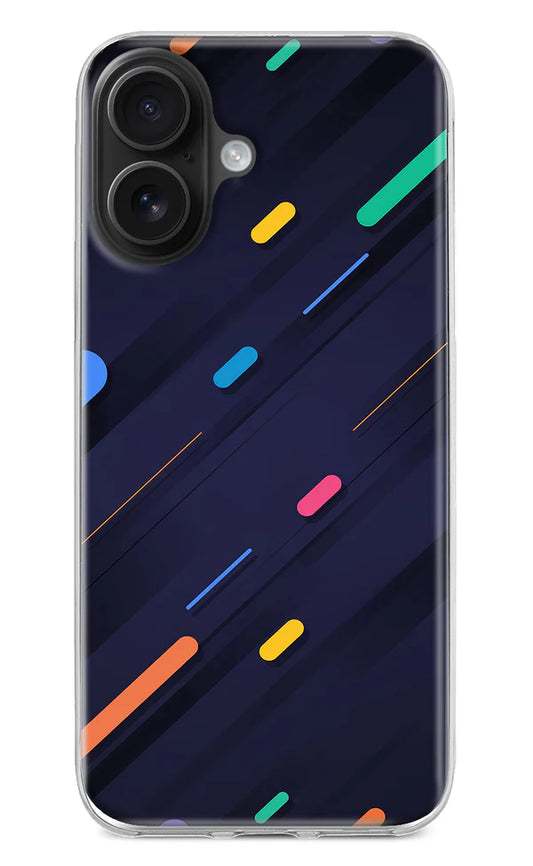 Abstract Design iPhone 16 Back Cover