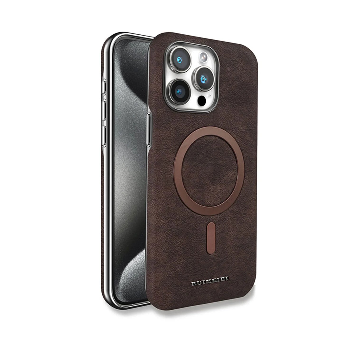 Classic Vintage Leather Magnetic Case for iPhone Series