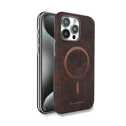 Classic Vintage Leather Magnetic Case for iPhone Series