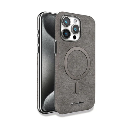 Classic Vintage Leather Magnetic Case for iPhone Series