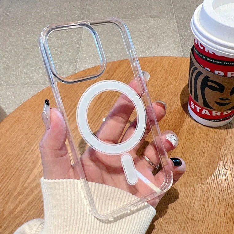 iPhone 16 Series New Generation Clear Magsafe Edition Case