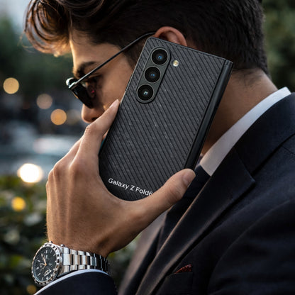 Carbon Fiber for Samsung Z Fold  Phone Case Pattern Magnetic Protection Cover, Suitable for Samsung Z Fold