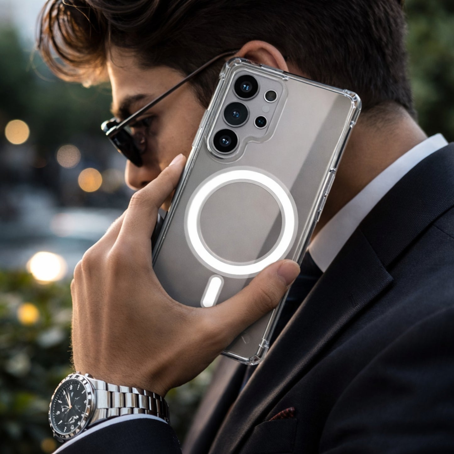 Soft Flexible TPU Shockproof Protective Glossy Soft Mag-Safe for Samsung S Series