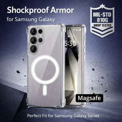 Soft Flexible TPU Shockproof Protective Glossy Soft Mag-Safe for Samsung S Series