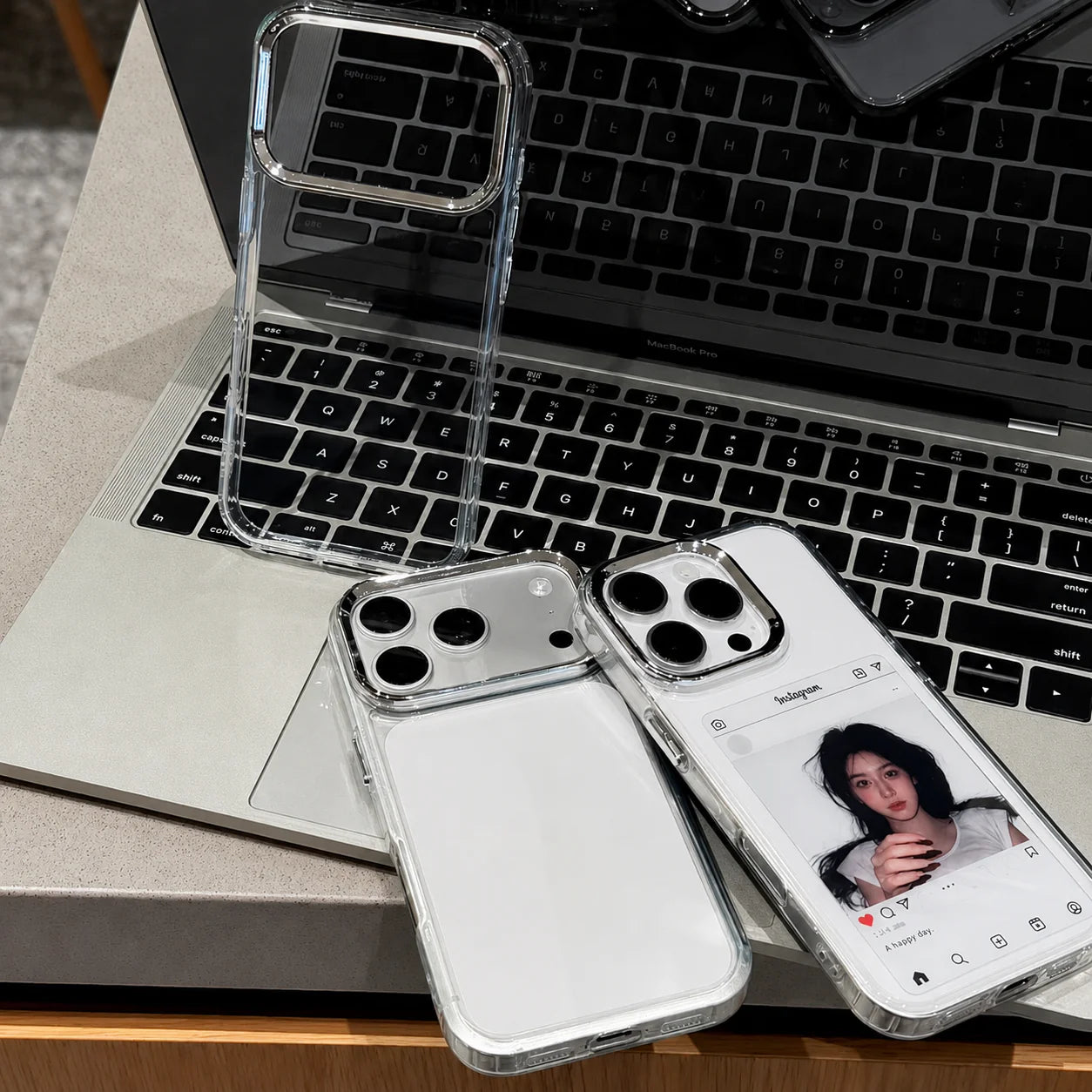 Crystal Clear Anti Yellow Hybrid Shield Case