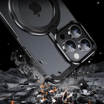 Pivot Guard Magnetic Ring Stand Case - iPhone