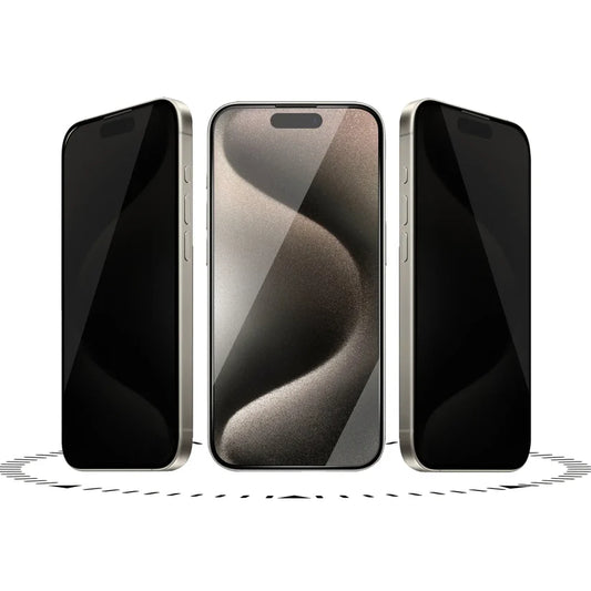 iPhone Privacy Tempered & Double Stand Phone Cover