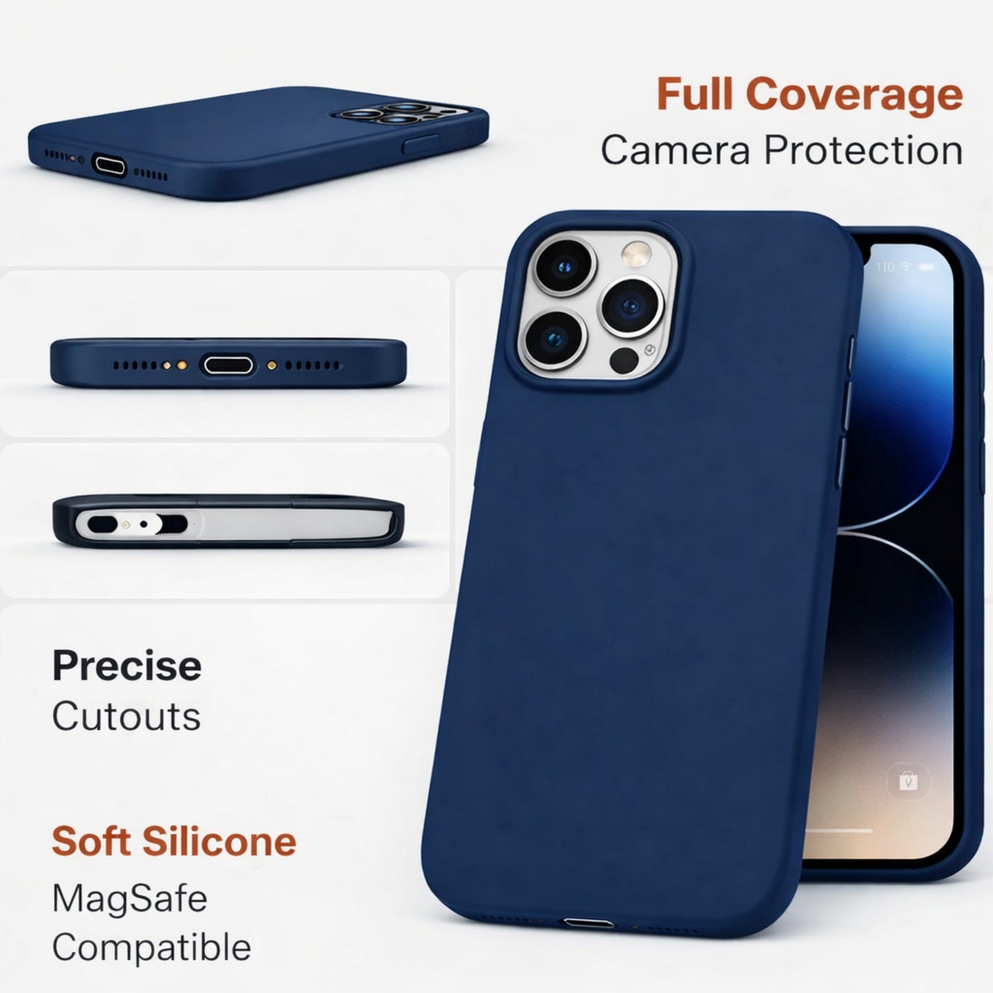 Silicone Snap Fit Case iPhone  16 pro