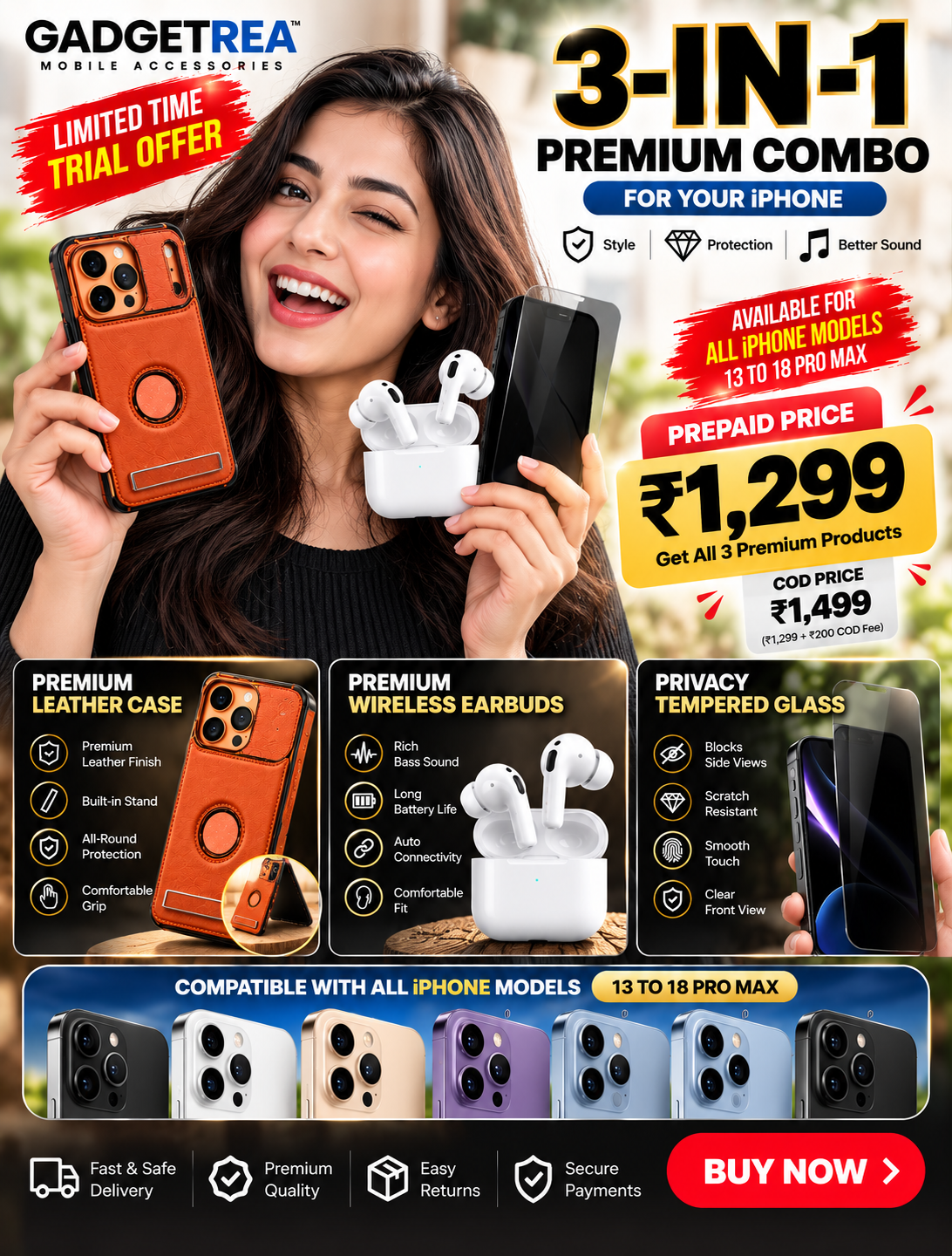 3 Premium Products. 1 Powerful Combo