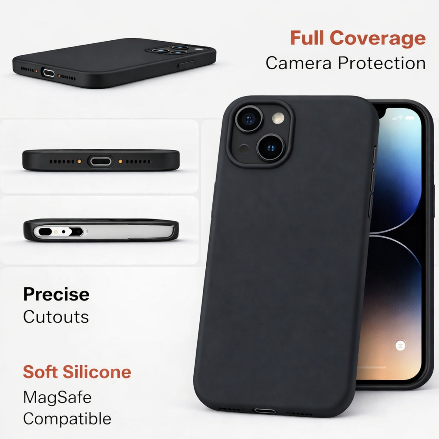 Silicone Snap Fit Case iPhone 16