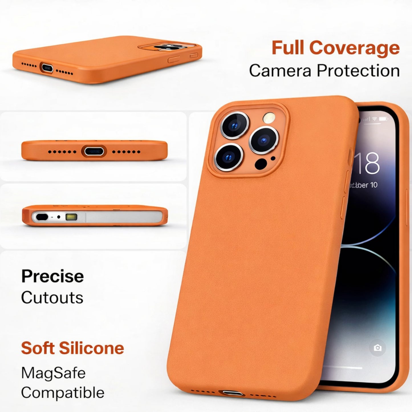 Microfiber Candy Case Compatible for iPhone Shockproof Slim Back Cover Liquid Silicone Case