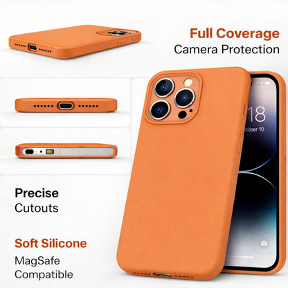 Microfiber Candy Case Compatible for iPhone Shockproof Slim Back Cover Liquid Silicone Case
