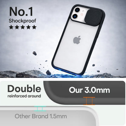 iPhone 12 Series Camera Lens Slide Protection Matte Case