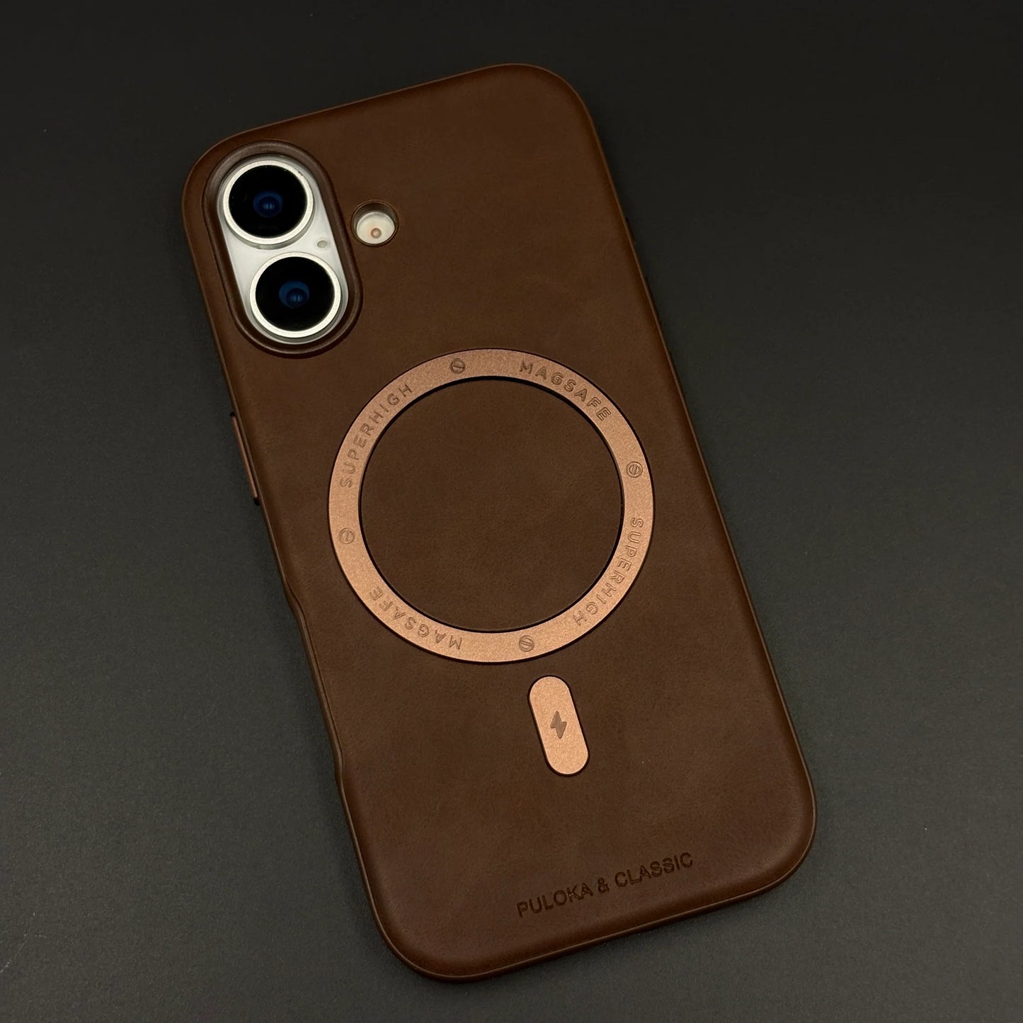 Signature MagSafe Leather Case for iPhone