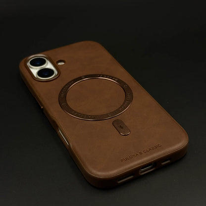 Signature MagSafe Leather Case for iPhone
