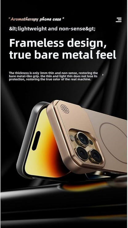 Ultra thin Borderless Magnetic Matte Case For iPhone Series