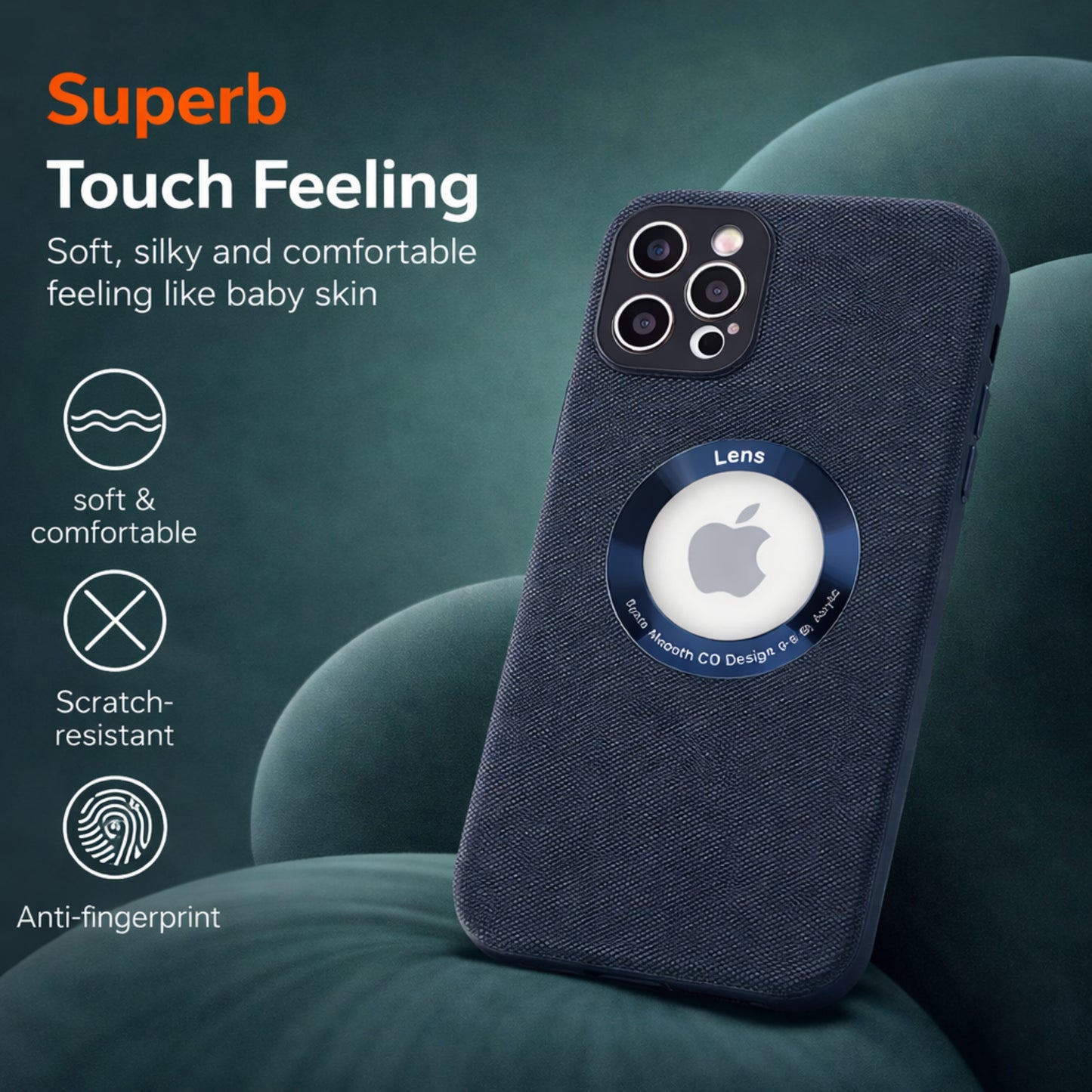 Soft Silicone Logo Cut Case - iPhone 12 Pro Max