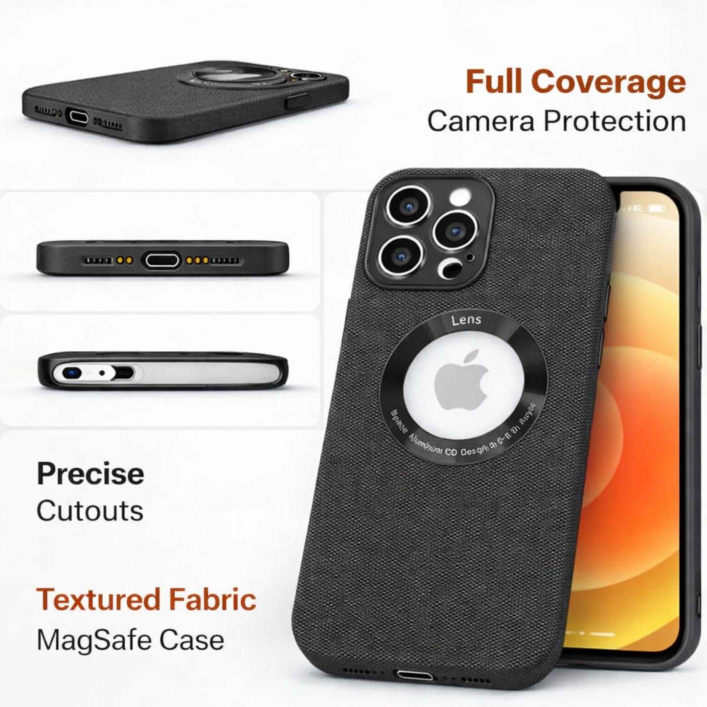 Soft Silicone Logo Cut Case - iPhone 12 Pro Max