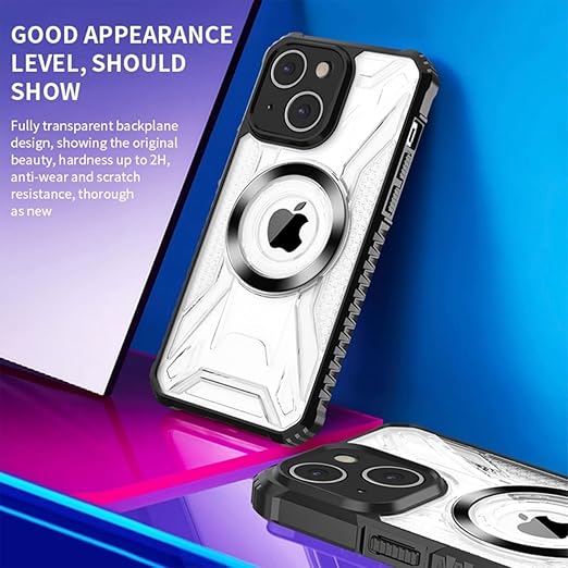 iPhone  Back Case Cover with 360-degree Security case Clear, All Directions,Military Protective Reinforced Armor Grade Drop iPhone 11/12