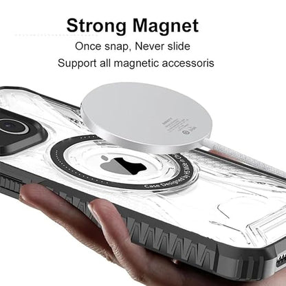 iPhone  Back Case Cover with 360-degree Security case Clear, All Directions,Military Protective Reinforced Armor Grade Drop iPhone 11/12