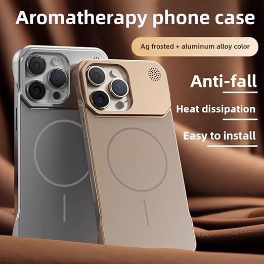 Ultra thin Borderless Magnetic Matte Case For iPhone Series