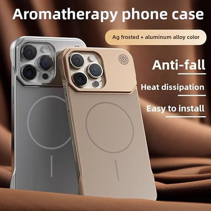Ultra thin Borderless Magnetic Matte Case For iPhone Series