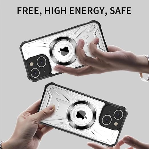 iPhone  Back Case Cover with 360-degree Security case Clear, All Directions,Military Protective Reinforced Armor Grade Drop iPhone 11/12