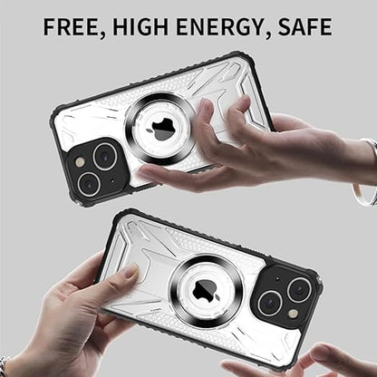 iPhone  Back Case Cover with 360-degree Security case Clear, All Directions,Military Protective Reinforced Armor Grade Drop iPhone 11/12