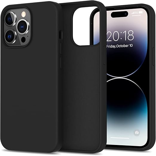 Microfiber Candy Case Compatible for iPhone Shockproof Slim Back Cover Liquid Silicone Case