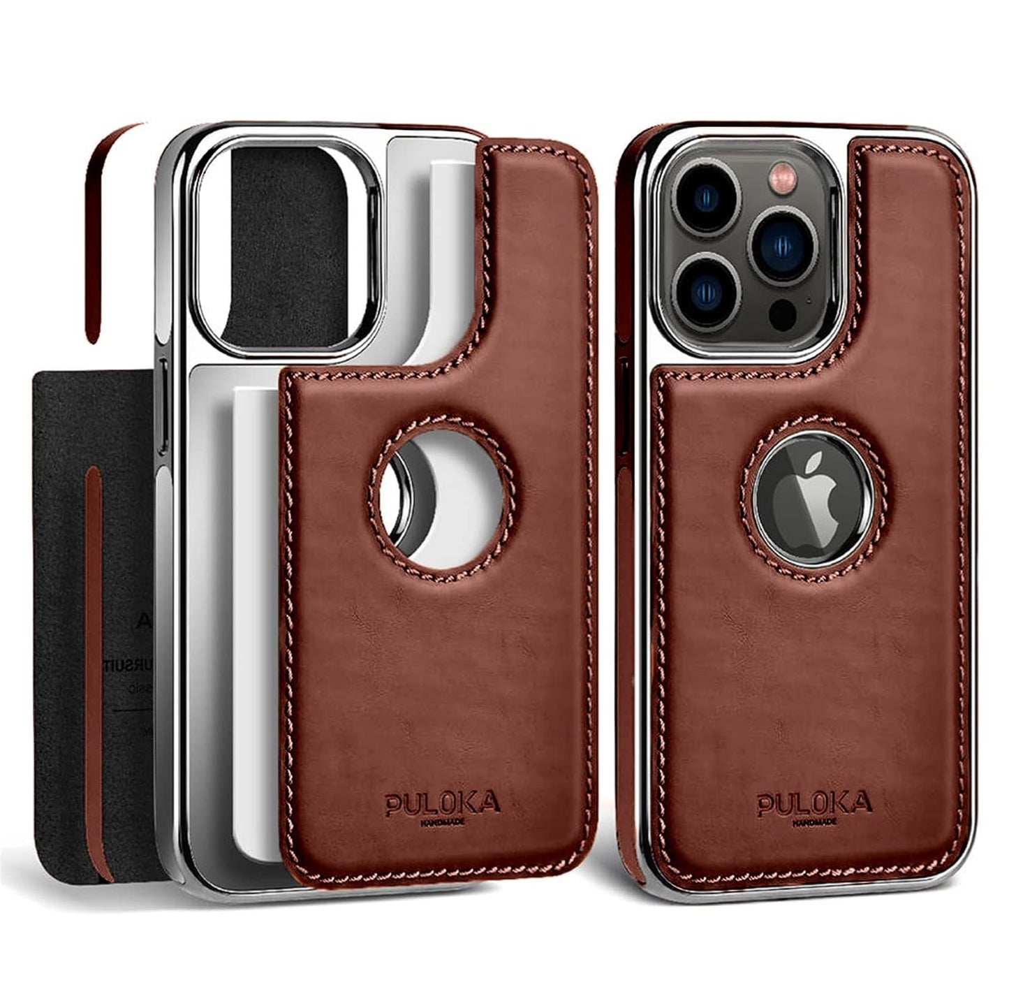High-End PU Leather Case for Apple for iPhone Inclusive Magnetic Mobile Phone Case