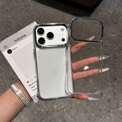 Crystal Clear Anti Yellow Hybrid Shield Case