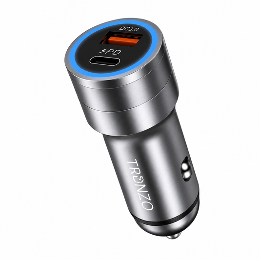 CAR CHARGER USB + TYPE-C PD