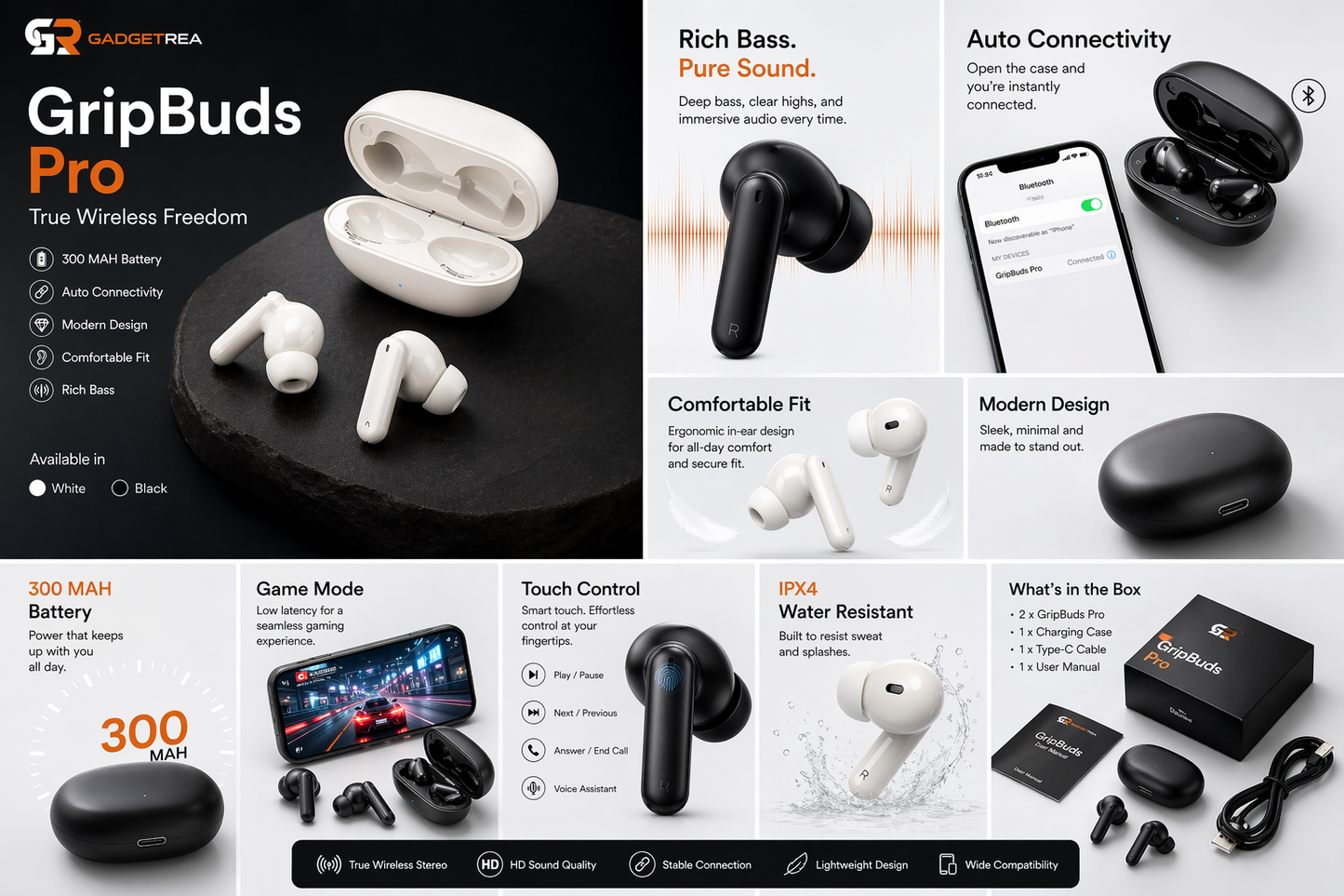 Grip Buds Pro