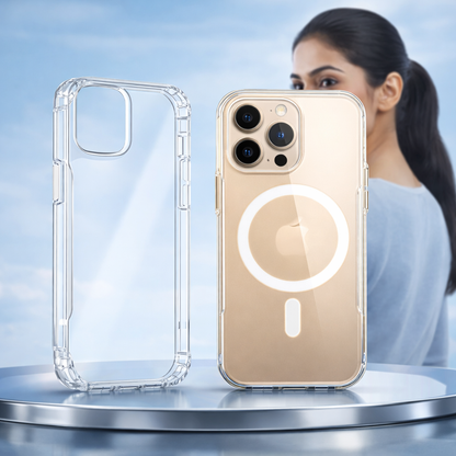 iPhone 16 Series New Generation Clear Magsafe Edition Case