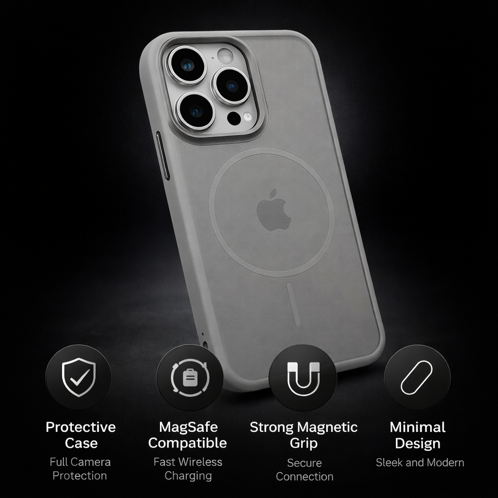 Soft Flexible TPU Shockproof Protective Glossy Soft Mag-Safe for iPhone